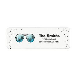 Zwei Coole Sonnenbrille Palm Rücksendeadresse Etik