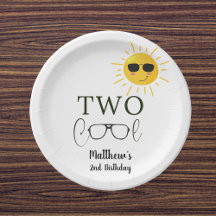 Zwei Coole Sunglass 2. Geburtstag einfach