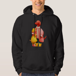Zwei Dackeln umarmen Hoodie