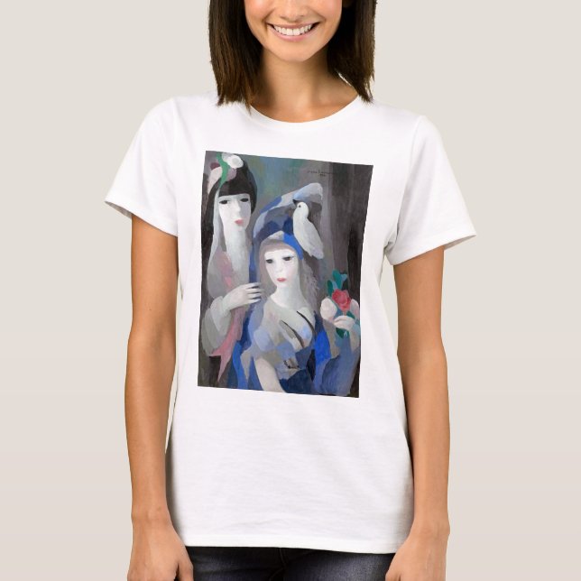 Zwei Dame und Dove, Marie Laurencin T-Shirt (Vorderseite)
