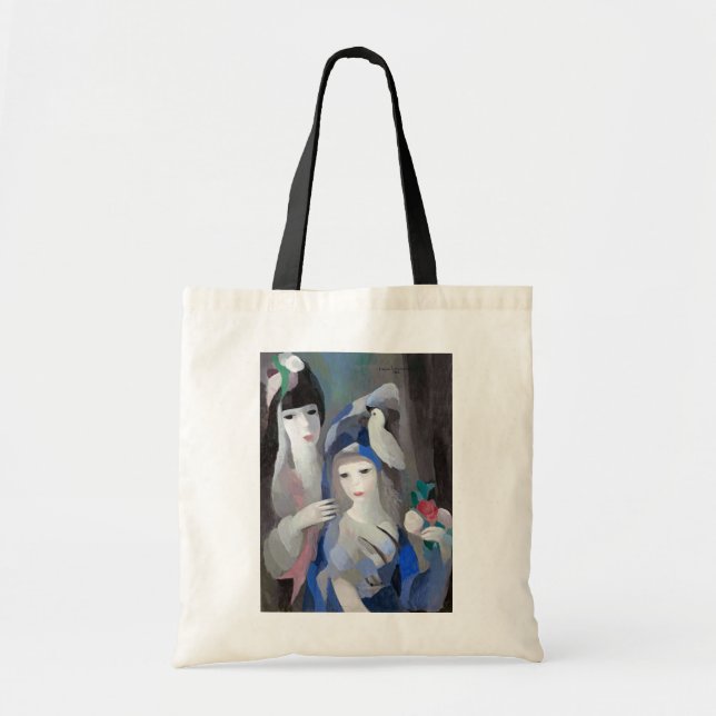 Zwei Dame und Dove, Marie Laurencin Tragetasche (Vorne)