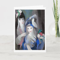 Zwei Dame und Taube, Marie Laurencin