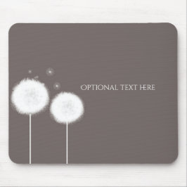 Zwei Dandela Taupe Rustic Country Zuhause Mousepad