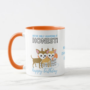 Zwei Darling Chihuahuas Funny Dog MAMA Geburtstag Tasse