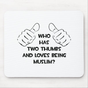 Zwei Daumen .. muslimisch Mousepad