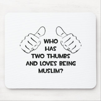 Zwei Daumen .. muslimisch Mousepad