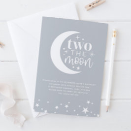 Zwei der blauen Birthday Einladung