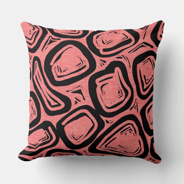 Zwei Designs aus der Mitte des Jahrhunderts modern Kissen (Vorderseite)