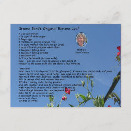 Zwei Dessertkarte Postkarte