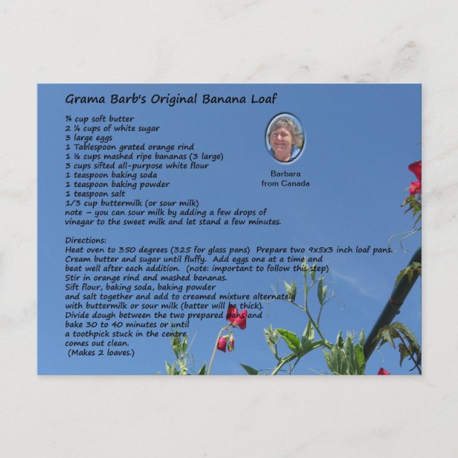 Zwei Dessertkarte Postkarte (Vorderseite)