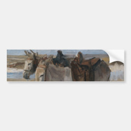 Zwei Donkeys (von Isaac Israels) Autoaufkleber