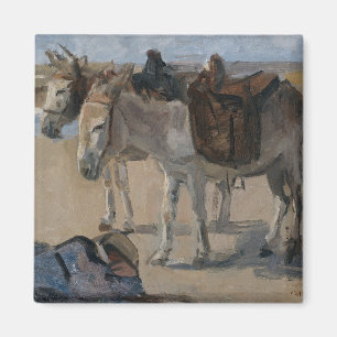 Zwei Donkeys (von Isaac Israels) Magnet