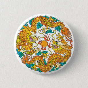 Zwei Drachen Button