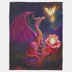 ZWEI DRAGONS FLEECEDECKE