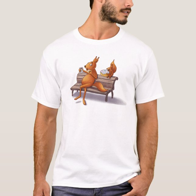 Zwei Eichhörnchen T-Shirt (Vorderseite)
