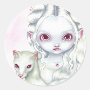 "Zwei eines netten" Aufklebers Runder Aufkleber