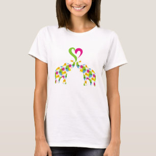 Zwei Elefanten in der Liebe T-Shirt