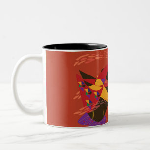 Zwei elegante schwarze Frauen Zweifarbige Tasse