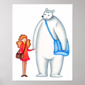 Zwei enge Freunde. Gemeinsam, wohin sie auch gehen Poster