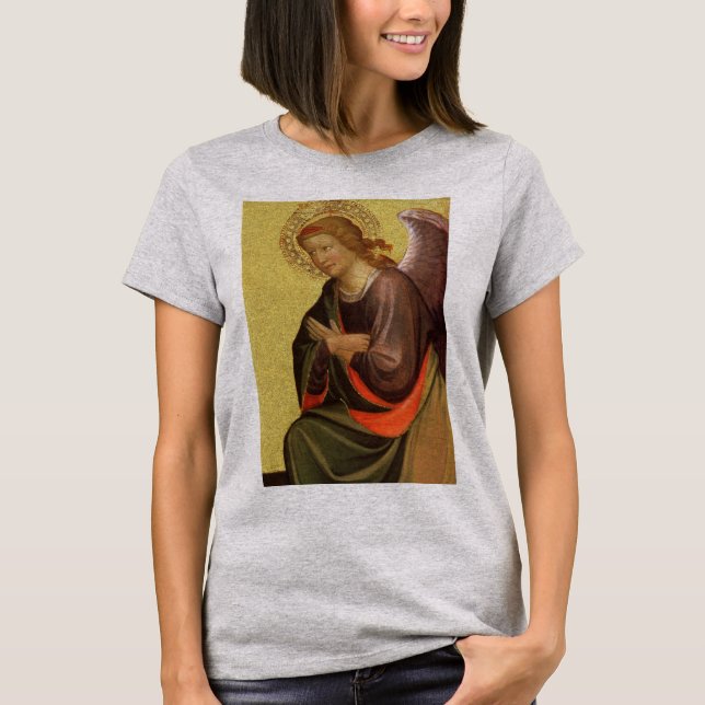 Zwei Engel aus der Renaissance von Meister Bambino T-Shirt (Vorderseite)