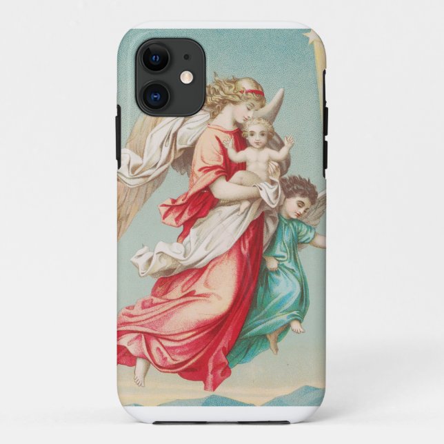 Zwei Engel tragen ein kleines Kind Case-Mate iPhone Hülle (Rückseite)