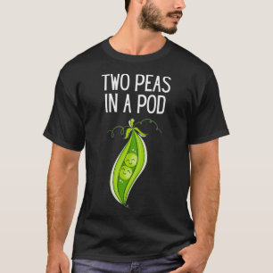 Zwei Erbsen in einem Pod-Funny Pea-Geschenk Erbsen T-Shirt