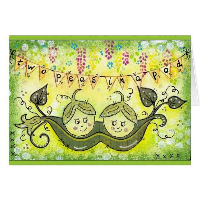 Zwei Erbsen in einer Hülse! (Vorderseite (Horizontal))
