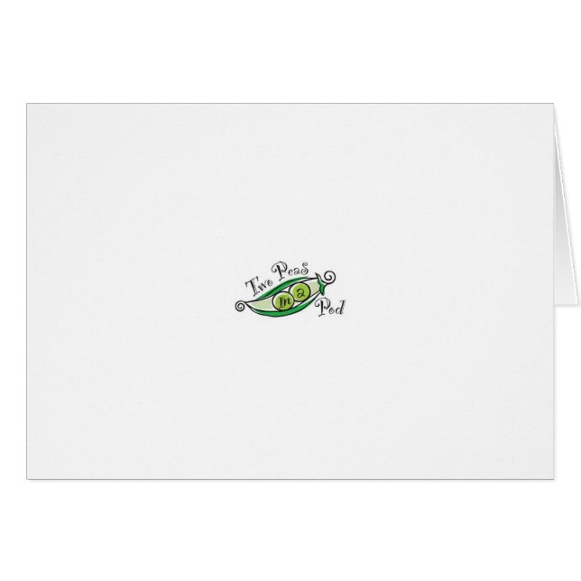 Zwei Erbsen in einer Hülse (Vorderseite (Horizontal))