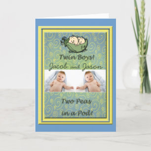 Zwei Erbsen in einer Hülse! Ankündigung