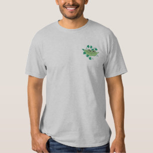 Zwei Erbsen in einer Hülse Besticktes T-Shirt