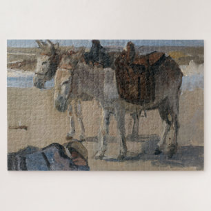 Zwei Esel (von Isaac Israels)