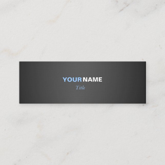 Zwei Farben Mini Visitenkarte (Vorderseite)