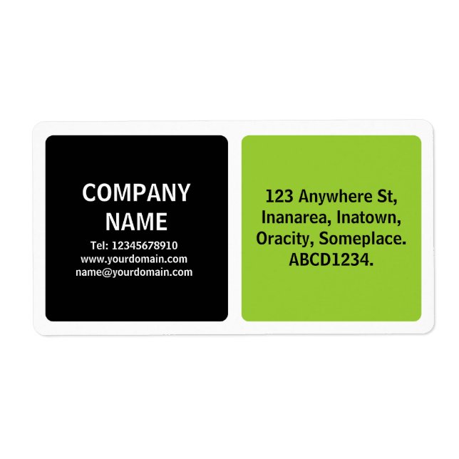 Zwei Farben - Schwarz und Grün des Marsgrün (Vorne)