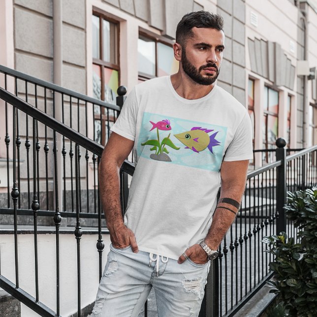 Zwei farbige Fische T-Shirt (Von Creator hochgeladen)
