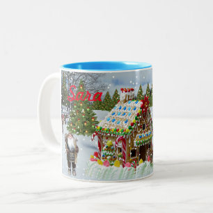 ZWEI-FARBIGE KAFFEETASSE MIT INDIVIDUELL GESTALTET