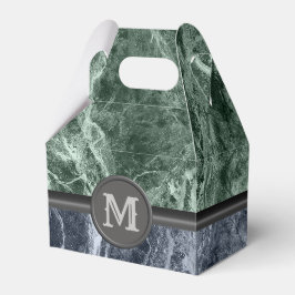 Zwei farbige Marmor-Monogramm - Wählen Sie Ihre Fa Geschenkschachtel