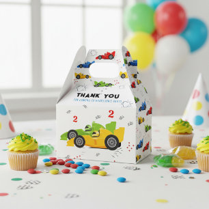 Zwei Fast 2. Geburtstag Kinder Racing Cars Name Ge Geschenkschachtel