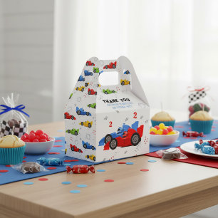 Zwei Fast 2. Geburtstag Kinder Racing Cars Name Ge Geschenkschachtel
