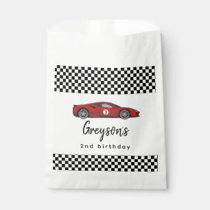 Zwei Fast Race Car Boy 2. Geburtstag Party Geschenktütchen