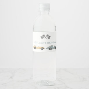 Zwei Fast-Wasser-Flaschenetikett