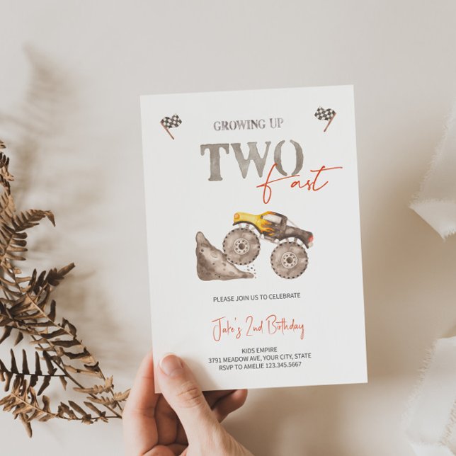 ZWEI Fastgelbe LKW-Einladung Einladung (Von Creator hochgeladen)