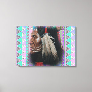 Zwei Feathers Leinwanddruck
