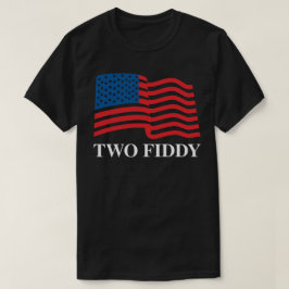 Zwei Fiddy Patriotisches T-Shirt, 2 Fiddy 250. Jub T-Shirt
