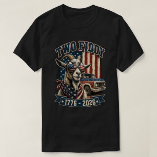 Zwei Fiddy USA 250. Jubiläums-Patriotisches Design T-Shirt