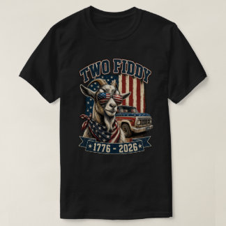 Zwei Fiddy USA 250. Jubiläums-Patriotisches Design T-Shirt