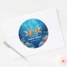 Zwei Fische weniger bei der Unterwasserhochzeit
