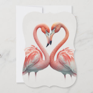 Zwei Flamingo in Liebe
