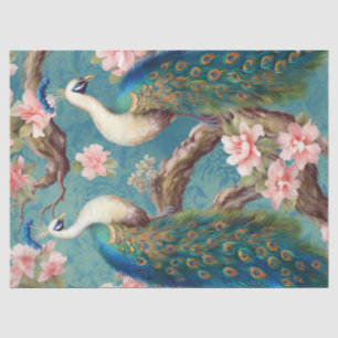 Zwei florale Friedenstruppen Seidenpapier