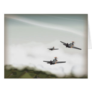 Zwei Flugzeuge des Zweiten Weltkrieges