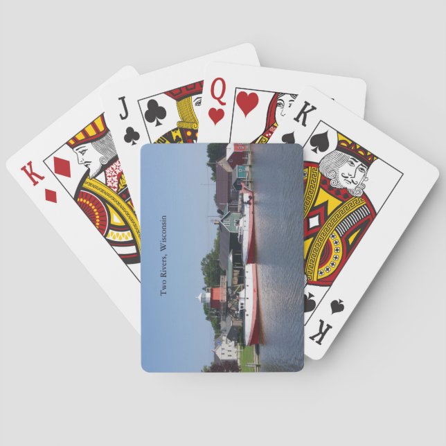 Zwei Flüsse, Wisconsin spielen Karten Spielkarten (Rückseite)